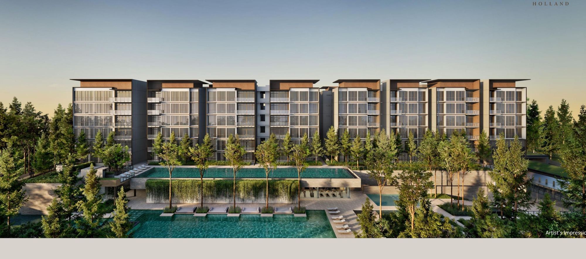 Amberwood At Holland — residential facade and landscaped grounds